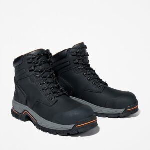 Timberland Men's Stockdale 6" Alloy Toe Work Boot Black Style TB11064A001 - Image 4