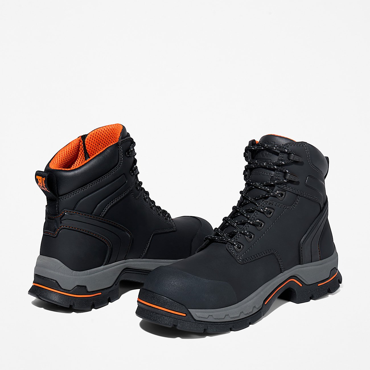 Timberland Men's Stockdale 6" Alloy Toe Work Boot Black Style TB11064A001 - Image 5