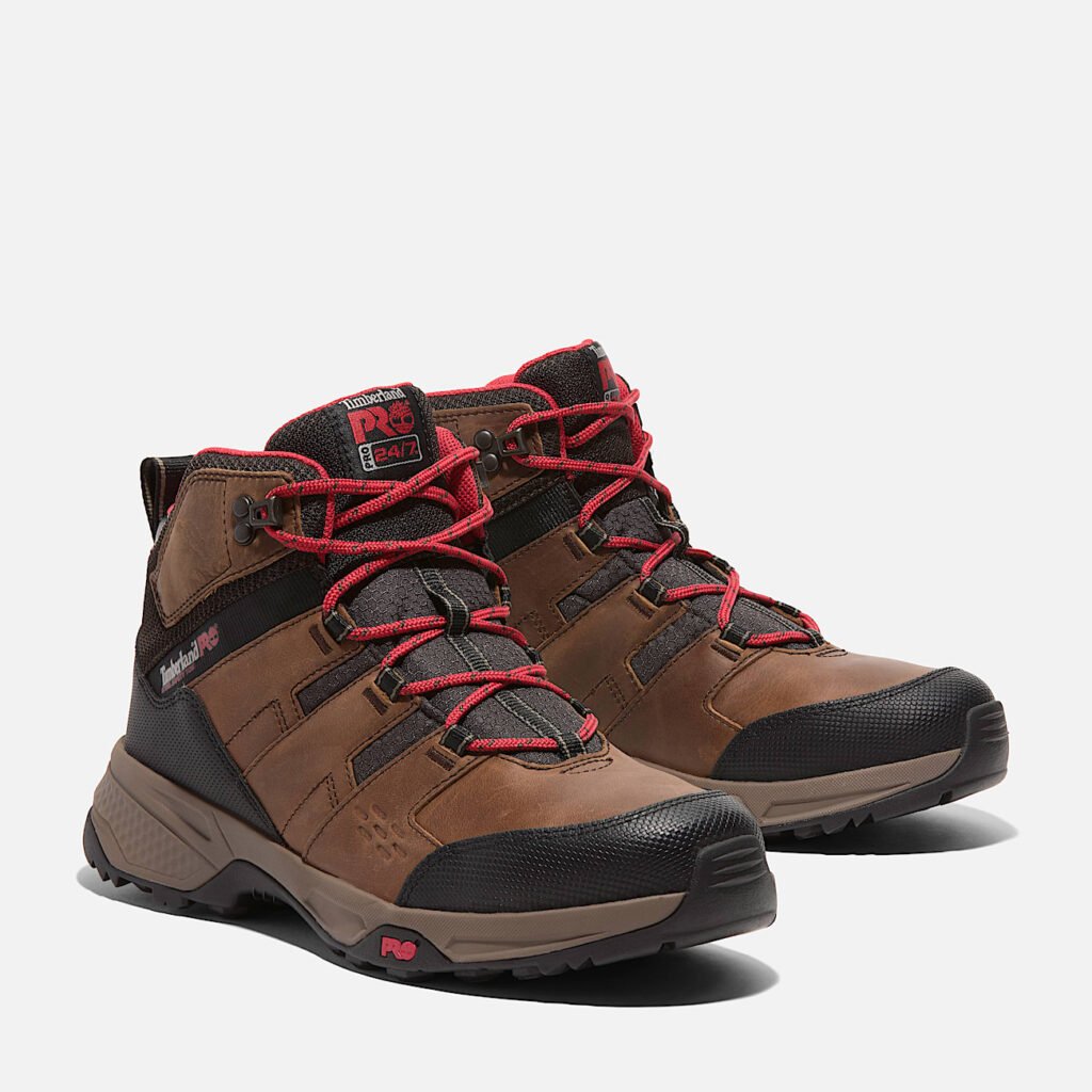 Timberland Men's Switchback LT Steel Toe Work Boot Coconut Brown Style TB0A6183214