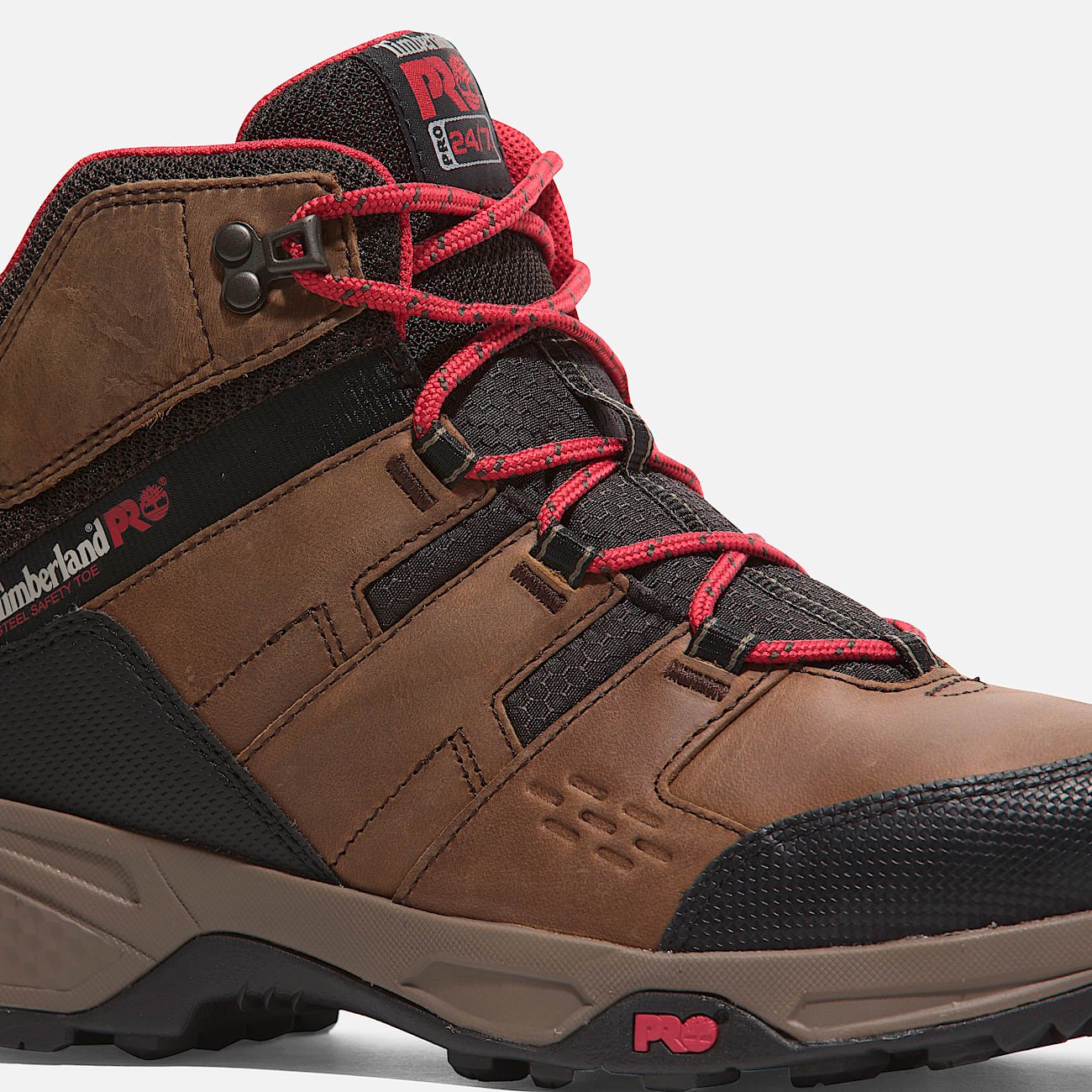 Timberland Men's Switchback LT Steel Toe Work Boot Coconut Brown Style TB0A6183214 - Image 7