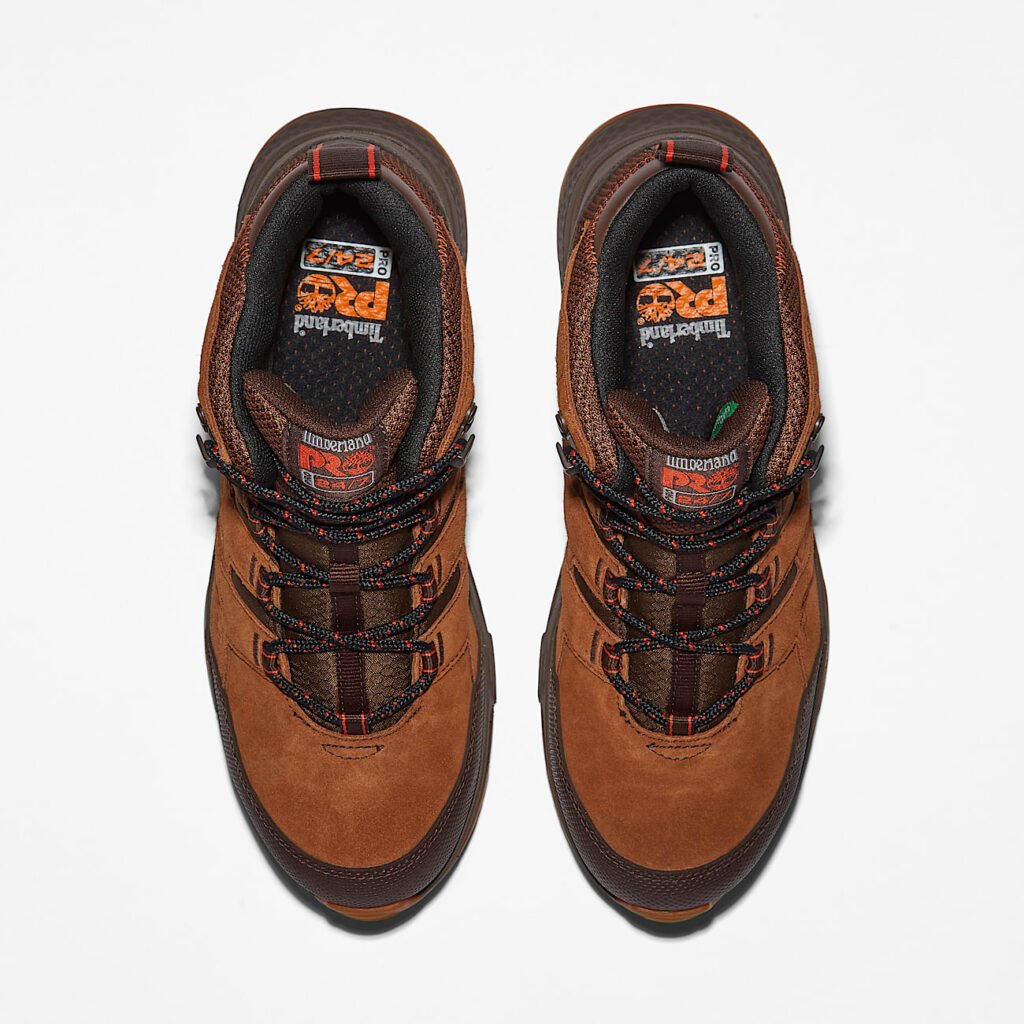 Timberland Men's Switchback LT Steel Toe Work Boot Brown Style TB1A2MTA214