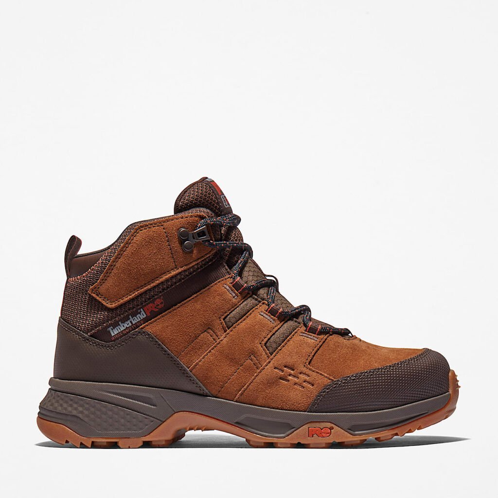 Timberland Men's Switchback LT Steel Toe Work Boot Brown Style TB1A2MTA214