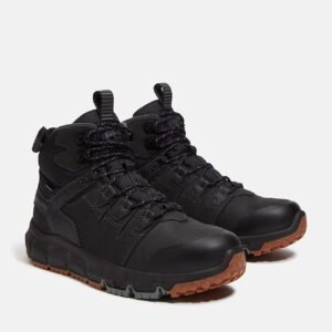 Timberland Men's Tempe 6" Soft Toe Waterproof Work Boot Black Leather Style TB0A63WQEK5 - Image 4