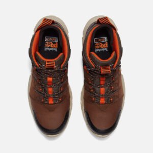 Timberland Men's Tempe 6" Soft Toe Waterproof Work Boot Medium Brown Leather Style TB0A63WQEPB - Image 2