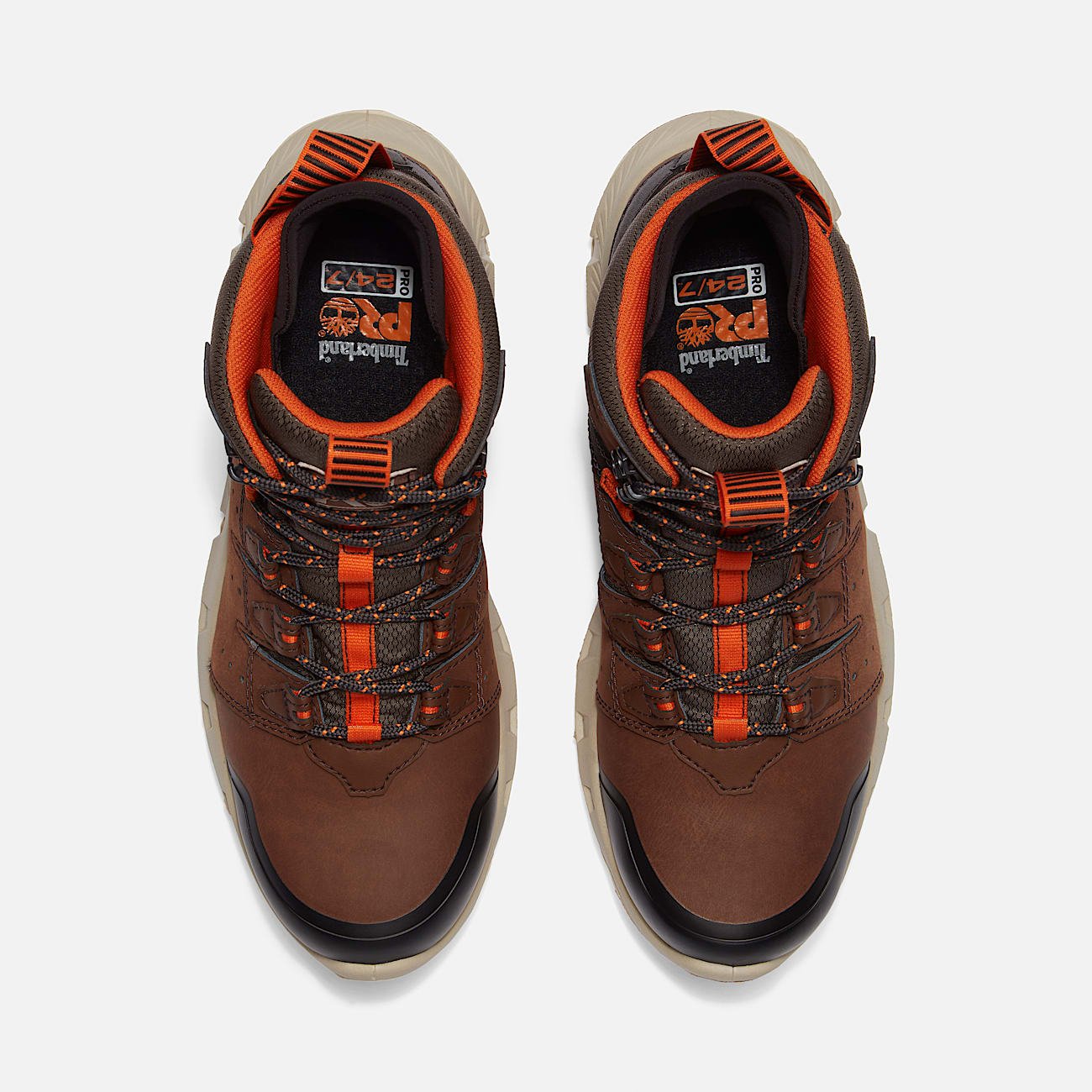Timberland Men's Tempe 6" Soft Toe Waterproof Work Boot Medium Brown Leather Style TB0A63WQEPB - Image 2