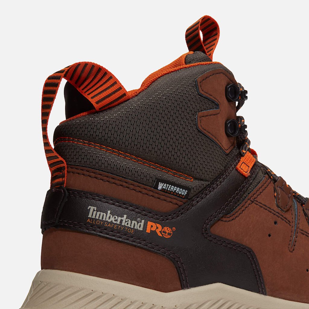 Timberland Men's Tempe 6" Soft Toe Waterproof Work Boot Medium Brown Leather Style TB0A63WQEPB
