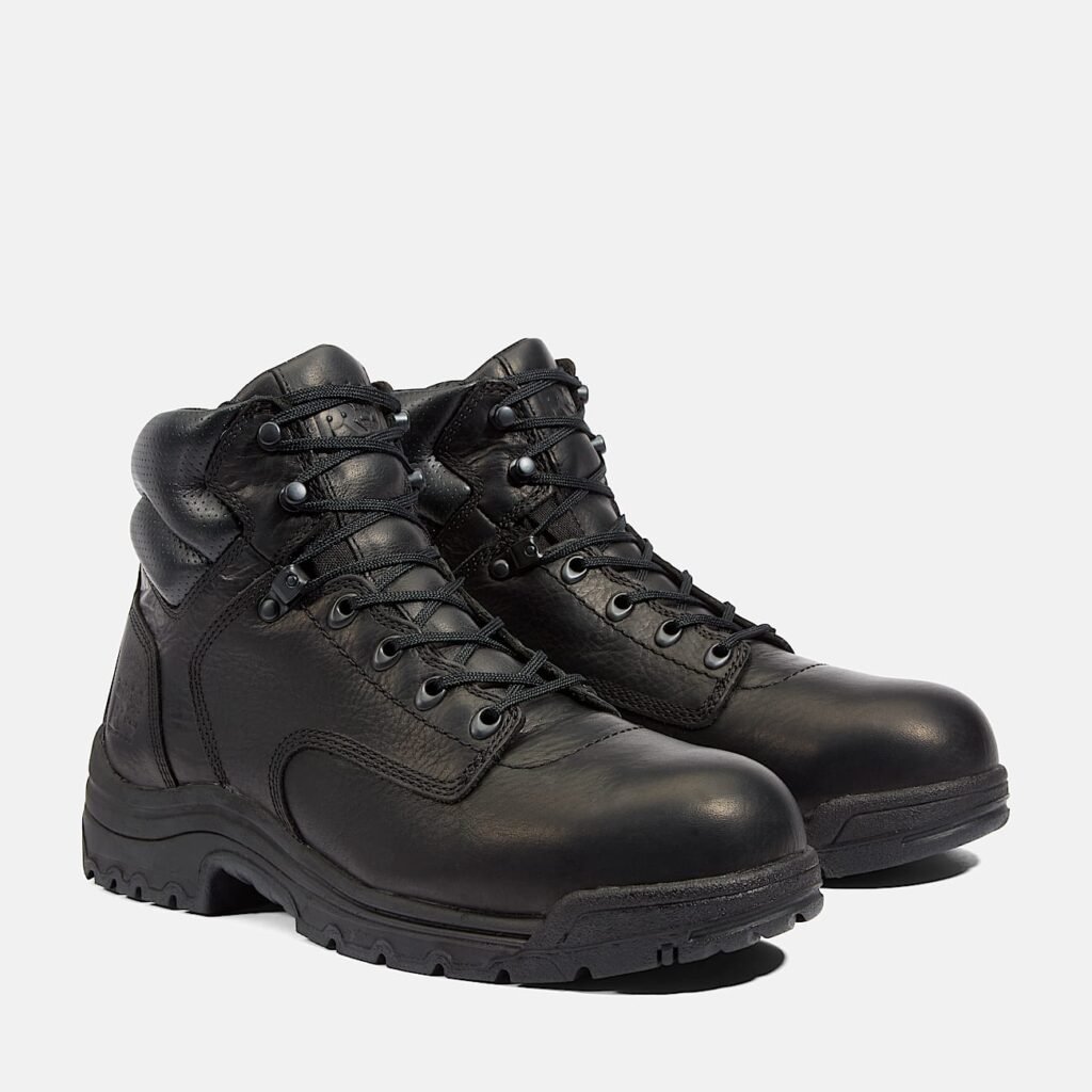 Timberland Men's TiTAN 6" Alloy Toe Work Boot Black Style TB126064001