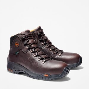 Timberland Men's TiTAN Alloy Toe Waterproof Work Boot Brown Style TB185520214 - Image 4