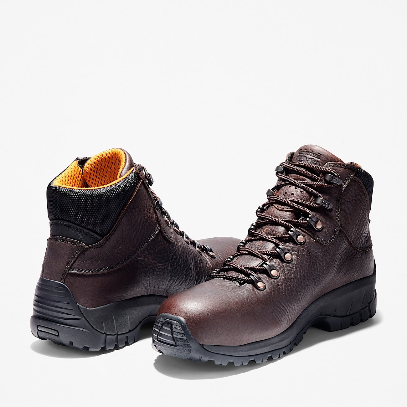 Timberland Men's TiTAN Alloy Toe Waterproof Work Boot Brown Style TB185520214 - Image 5