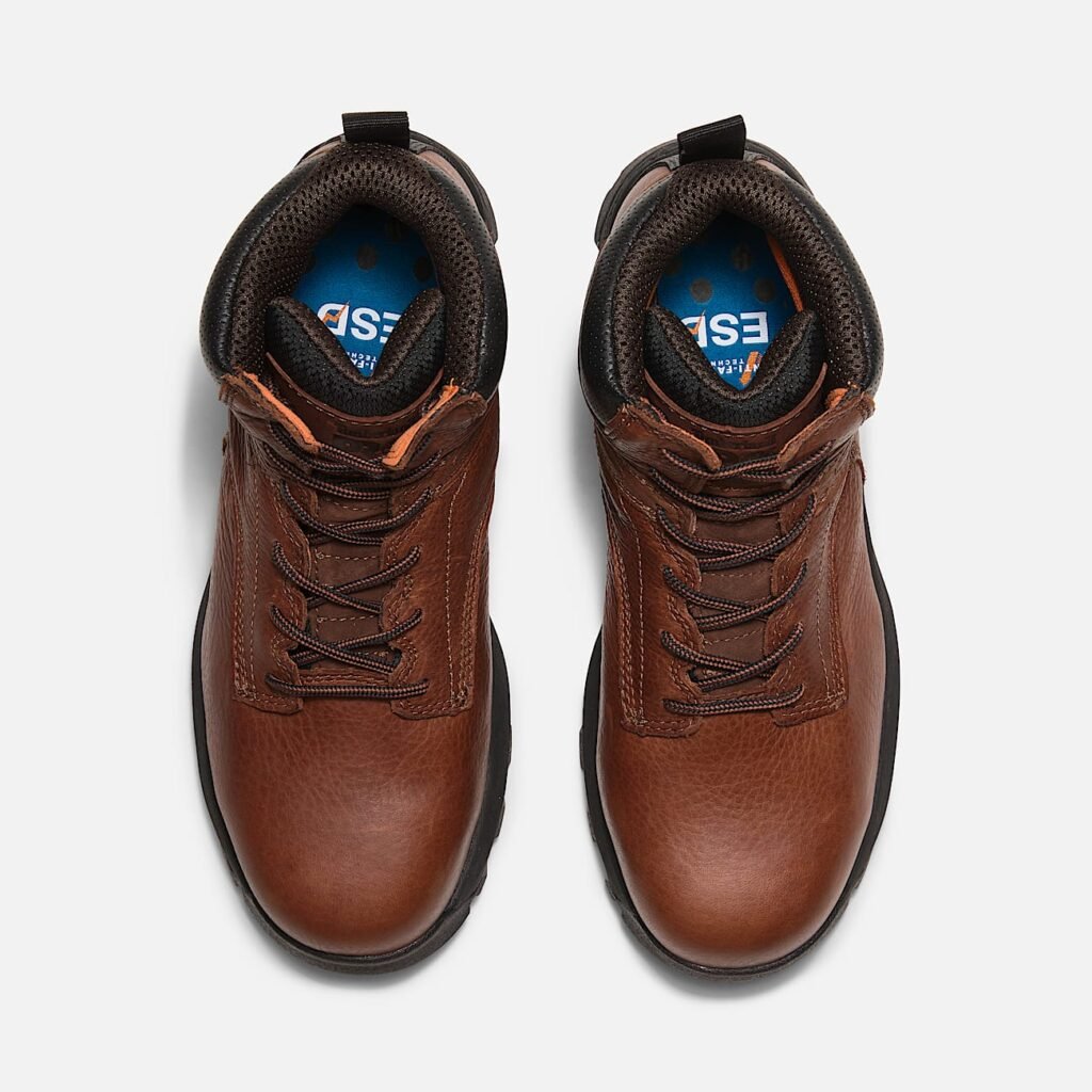 Timberland Men's TiTAN EV 6" Composite Toe Work Boot Brown Style TB0A61PF214