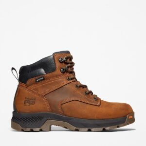 Timberland Men's TiTAN EV 6" Waterproof Work Boot Brown Style TB1A5M2T214 - Image 1
