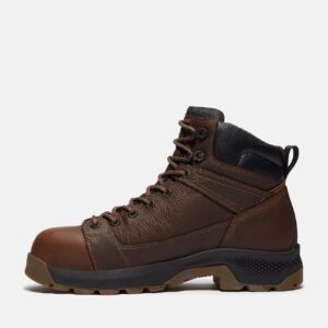 Timberland Men's TiTAN EV Composite Toe Work Boot Dark Brown Full-Grain Style TB0A63JFW01 - Image 6
