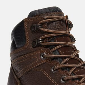Timberland Men's TiTAN EV Composite Toe Work Boot Dark Brown Full-Grain Style TB0A63JFW01 - Image 7