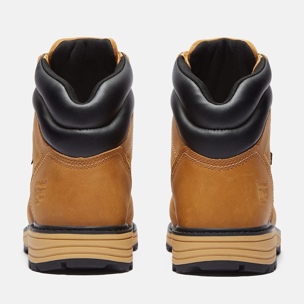 Timberland Men's TiTAN Tasker 6" Alloy-Toe Waterproof Work Boot Wheat Full-Grain Style TB0A43FGEN1