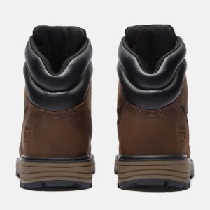 Timberland Men's TiTAN Tasker 6" Alloy-Toe Waterproof Work Boot Brown Full-Grain Style TB0A43FGW01 - Image 5