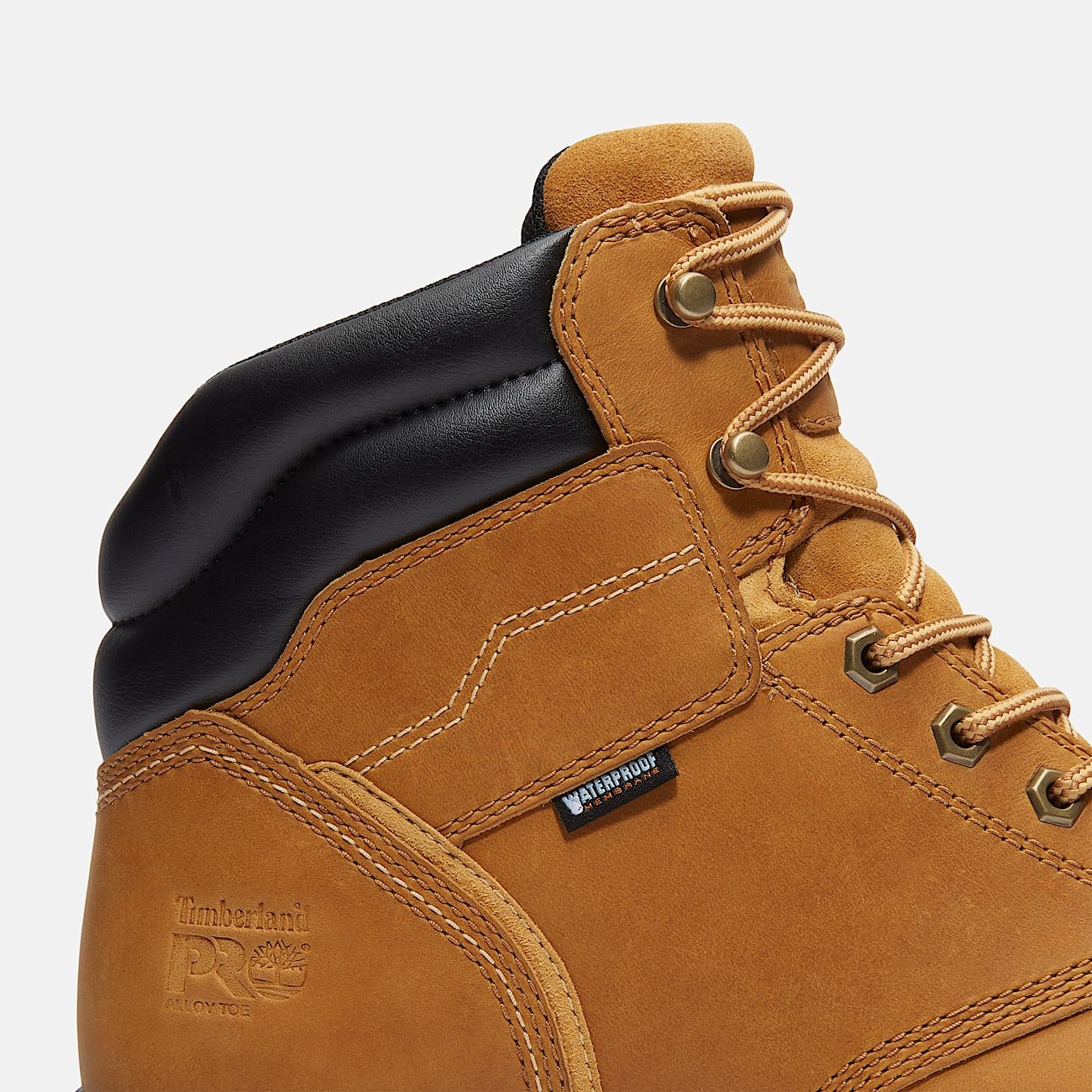 Timberland Men's TiTAN Tasker 6" Alloy-Toe Waterproof Work Boot Wheat Full-Grain Style TB0A43FGEN1 - Image 7