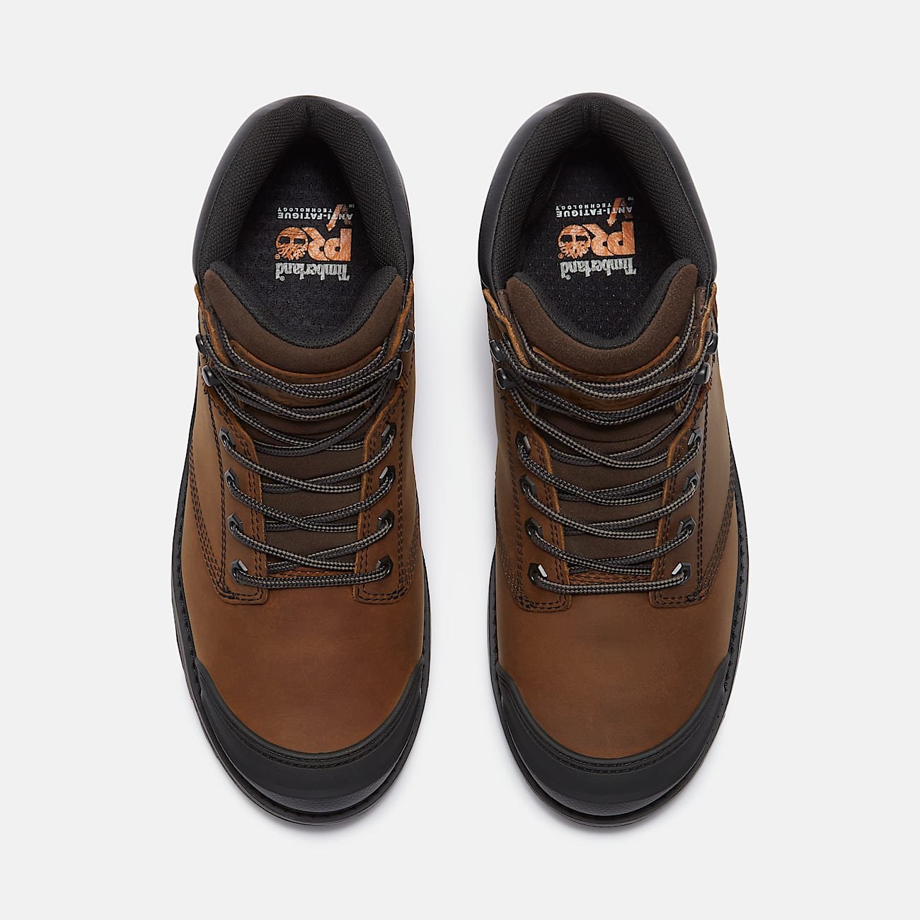 Timberland Men's TiTAN Tasker 6" Alloy-Toe Waterproof Work Boot With Toe Bumper Light Brown Full-Grain Style TB0A2QSEEM8 - Image 2