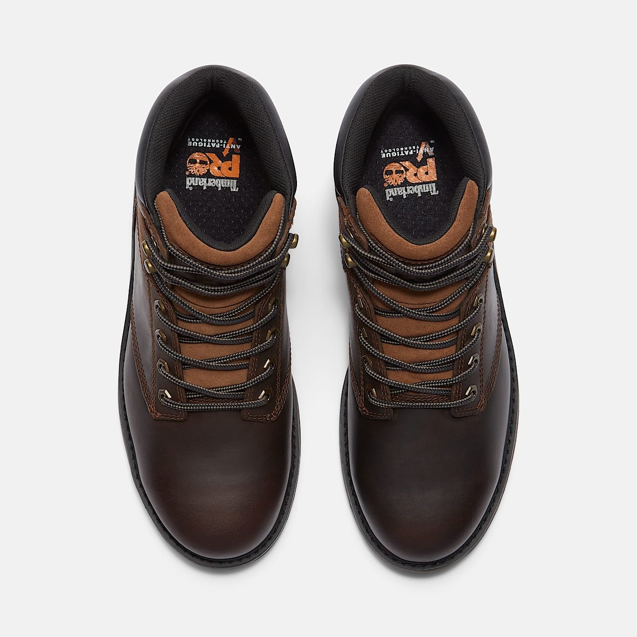 Timberland Men's TiTAN Tasker 6" Alloy-Toe Work Boot Dark Brown Full-Grain Style TB0A416GW01 - Image 2