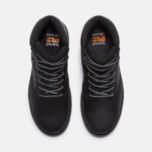 Timberland Men's TiTAN Tasker 6" Alloy-Toe Work Boot Black Full-Grain Style TB0A416GW02 - Image 2