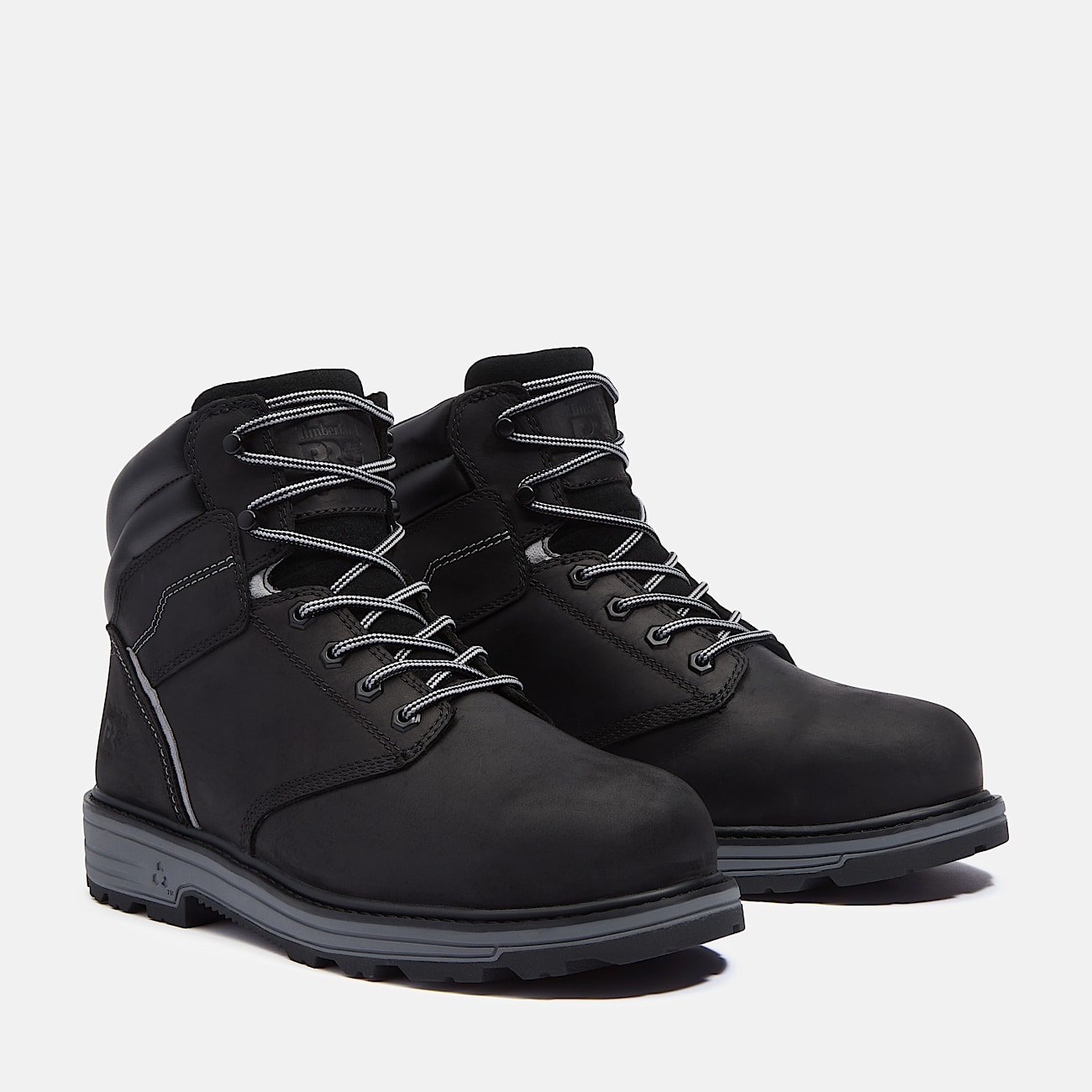 Timberland Men's TiTAN Tasker 6" Alloy-Toe Work Boot Black Full-Grain Style TB0A416GW02 - Image 4