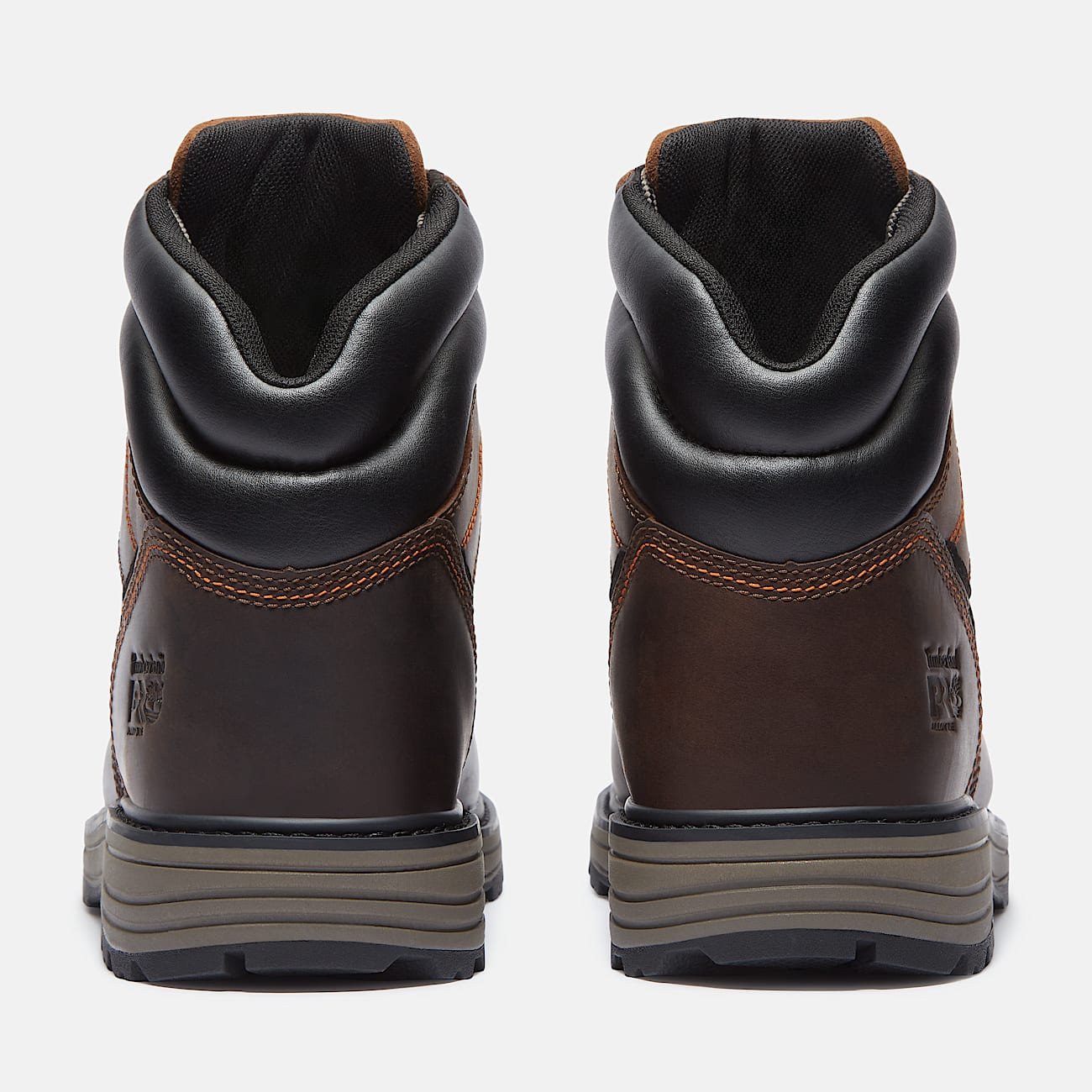 Timberland Men's TiTAN Tasker 6" Alloy-Toe Work Boot Dark Brown Full-Grain Style TB0A416GW01 - Image 5