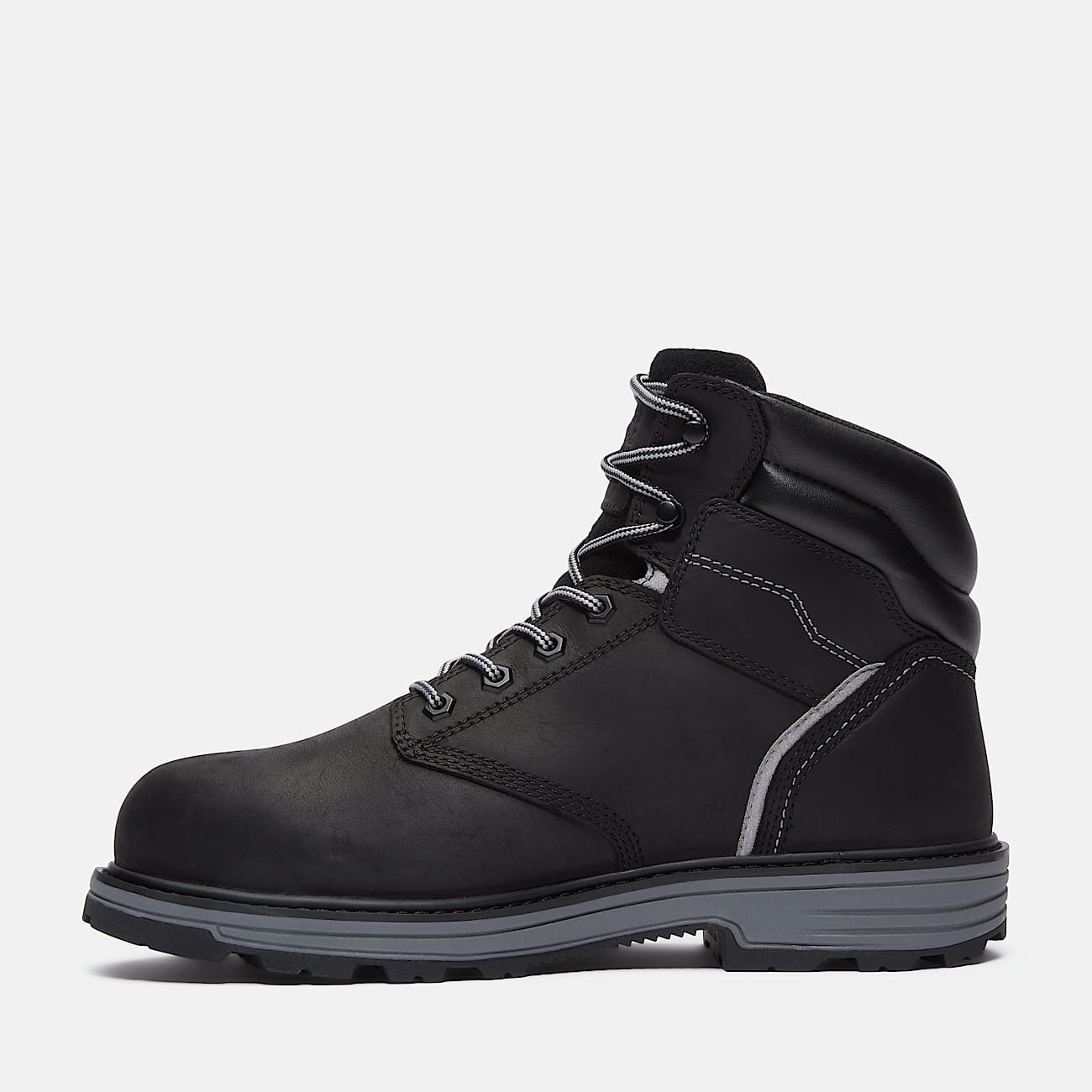 Timberland Men's TiTAN Tasker 6" Alloy-Toe Work Boot Black Full-Grain Style TB0A416GW02 - Image 6