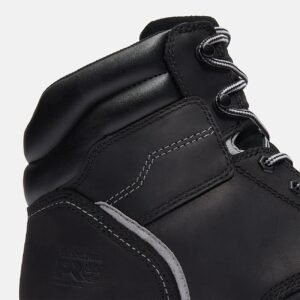 Timberland Men's TiTAN Tasker 6" Alloy-Toe Work Boot Black Full-Grain Style TB0A416GW02 - Image 7