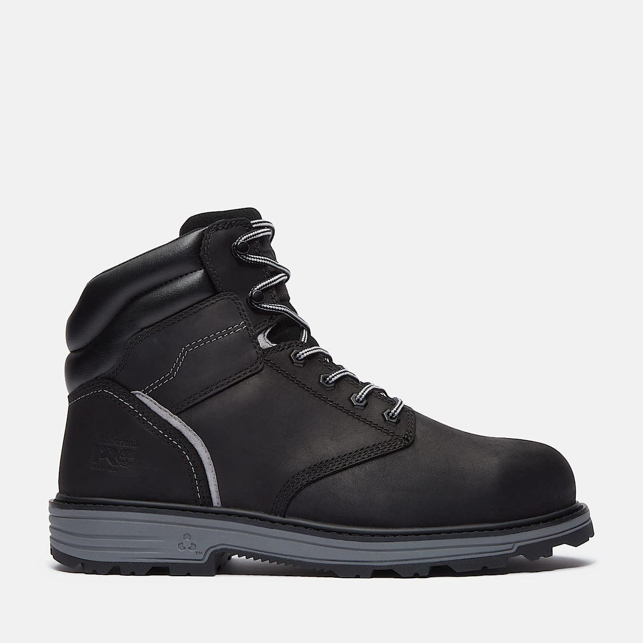 Timberland Men's TiTAN Tasker 6" Alloy-Toe Work Boot Black Full-Grain Style TB0A416GW02 - Image 1