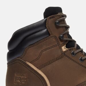 Timberland Men's TiTAN Tasker 6" Alloy-Toe Work Boot With Toe Bumper Light Brown Full-Grain Style TB0A428REIU - Image 7