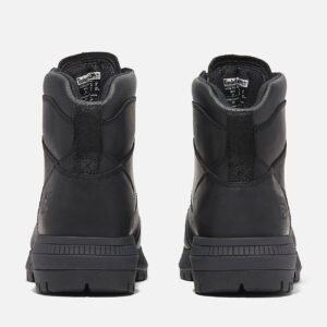 Men's Timberland Montauk 6" Steel Toe Work Boot Black Full-Grain Style TB0A66D3W02 - Image 5