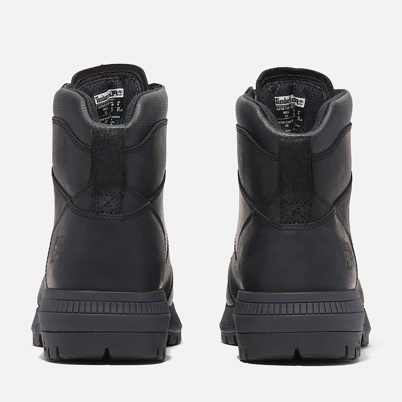 Men's Timberland Montauk 6" Steel Toe Work Boot Black Full-Grain Style TB0A66D3W02 - Image 5
