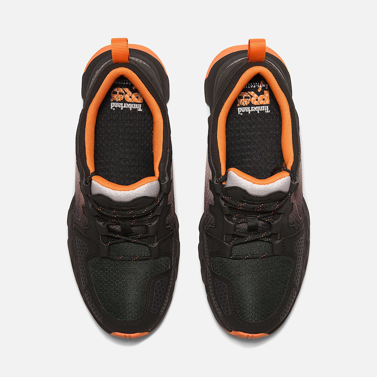Men's Timberland Powertrain EV Comp-Toe Athletic Work Sneaker Grey/Orange Style TB0A5Z2B065 - Image 2