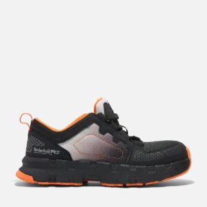 Men's Timberland Powertrain EV Comp-Toe Athletic Work Sneaker Grey/Orange Style TB0A5Z2B065 - Image 1