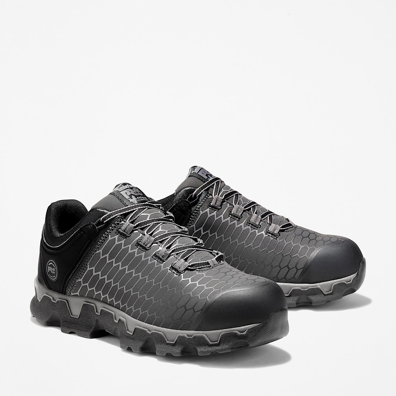 Men's Timberland Powertrain Sport Alloy Toe Work Sneaker Black Style TB1A1I4S001 - Image 4