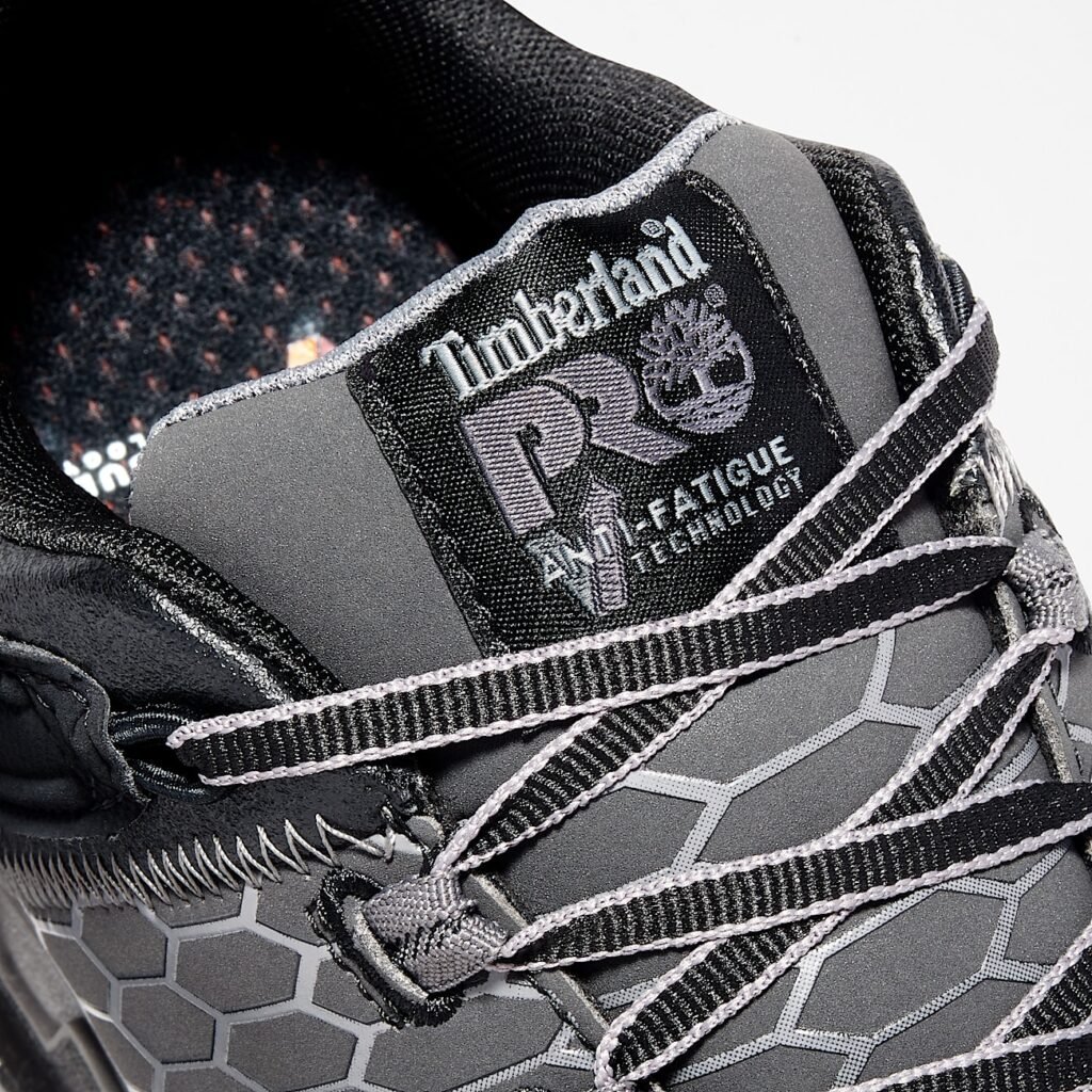 Men's Timberland Powertrain Sport Alloy Toe Work Sneaker Black Style TB1A1I4S001