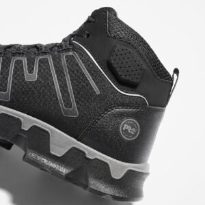 Men's Timberland Powertrain Sport Alloy-Toe Mid Athletic Work Boot Black Style TB1A1JYQ001 - Image 6