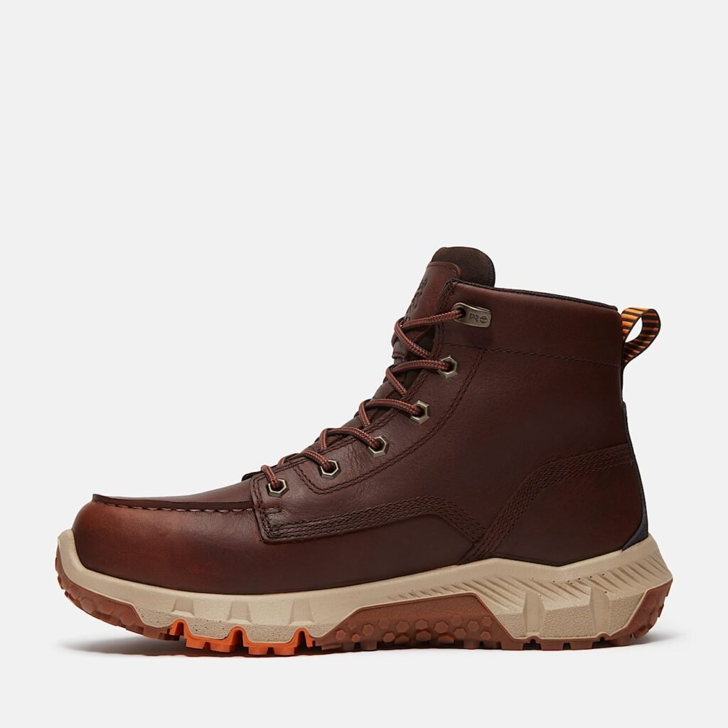 Men's Timberland PRO Tempe Moc Toe 6" Waterproof Alloy Toe Boot Style TB0A5TMEEM6