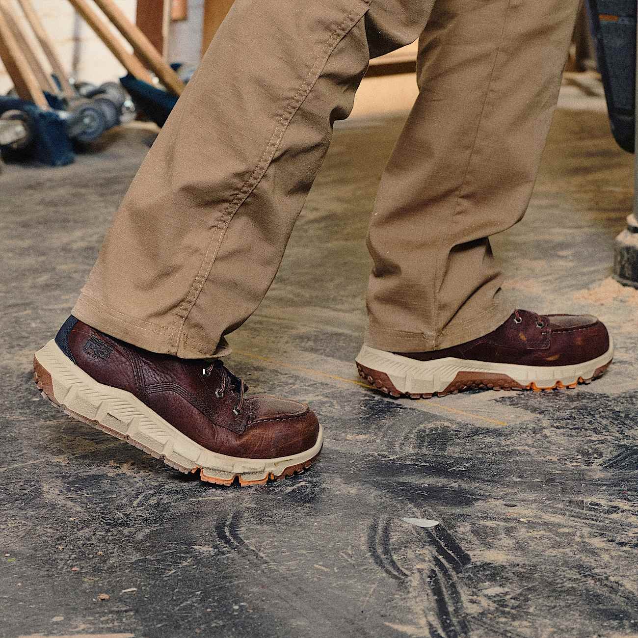 Men's Timberland PRO Tempe Moc Toe 6" Waterproof Alloy Toe Boot Style TB0A5TMEEM6 - Image 2