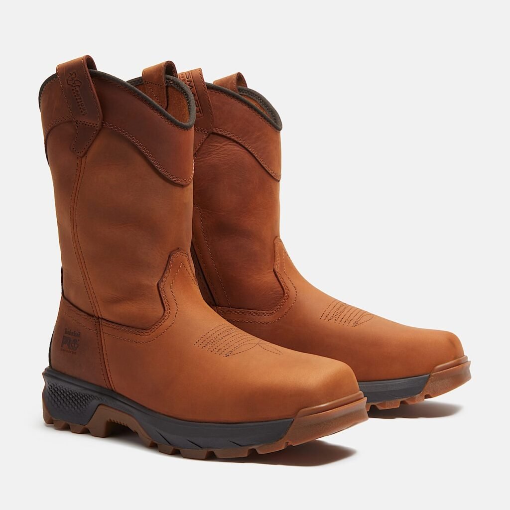 Men's Timberland PRO TiTAN EV Pull-On Composite Toe Work Boot Style TB0A435GEM4
