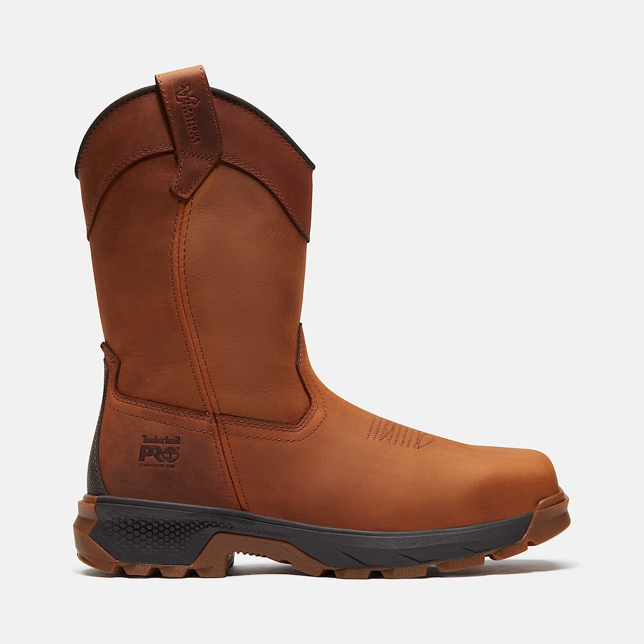Men's Timberland PRO TiTAN EV Pull-On Composite Toe Work Boot Style TB0A435GEM4 - Image 1