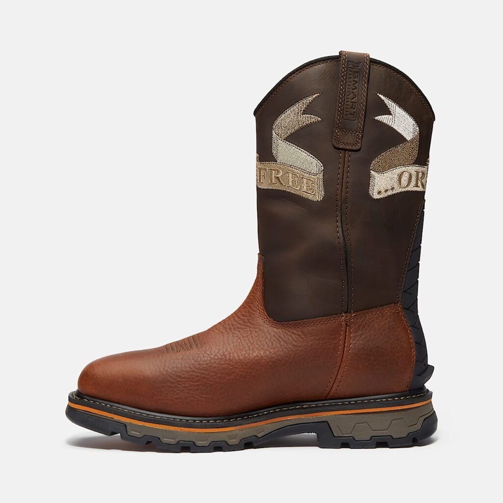 Timberland Men's True Grit Live Free or Die Pull-On Soft Toe Waterproof Work Boot Style TB0A42JGEM4