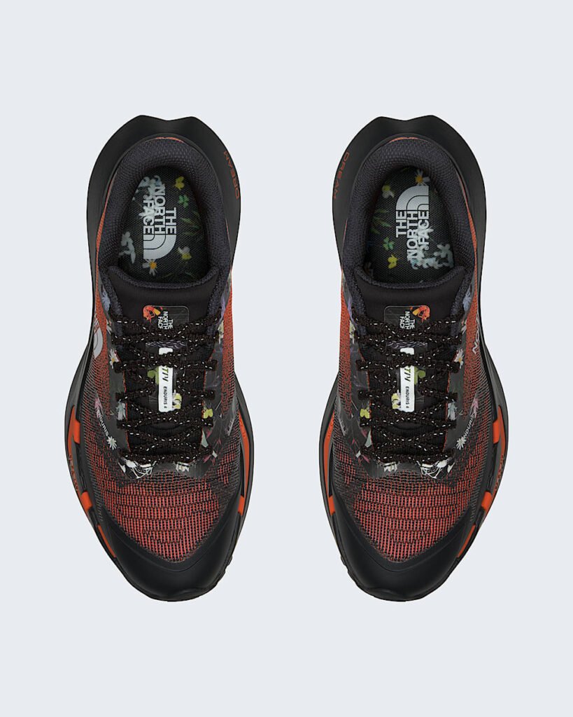 The North Face Men's VECTIV Enduris 4 Race Edition Shoes - Alpine Floral Print/TNF Black Style NF0A8DA4