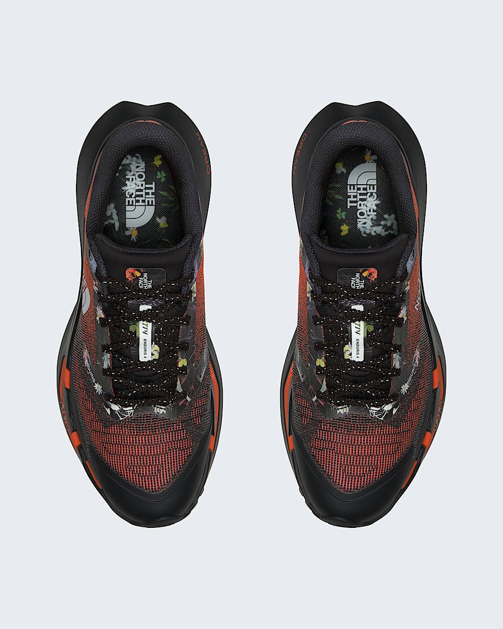 The North Face Men's VECTIV Enduris 4 Race Edition Shoes - Alpine Floral Print/TNF Black Style NF0A8DA4 - Image 2