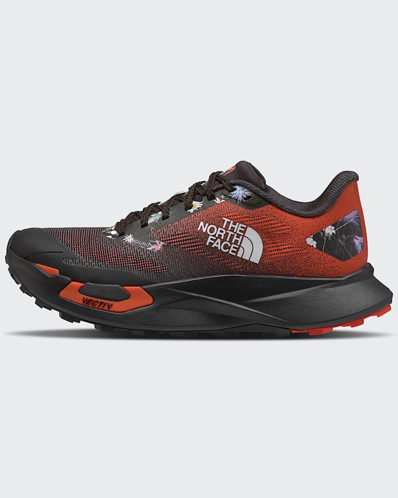 The North Face Men's VECTIV Enduris 4 Race Edition Shoes - Alpine Floral Print/TNF Black Style NF0A8DA4