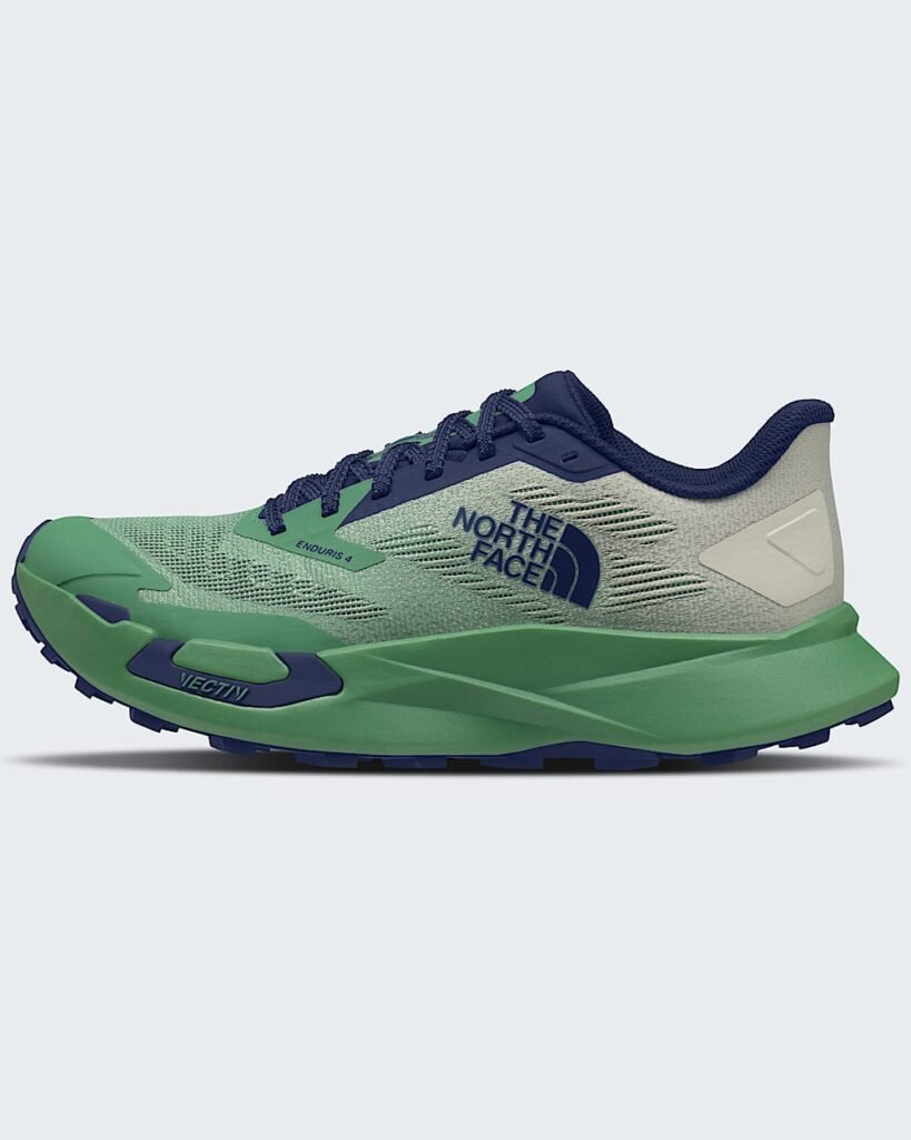 The North Face Men's VECTIV Enduris 4 Shoes - Dimmed Algae/Eagle Blue Style NF0A8AEP