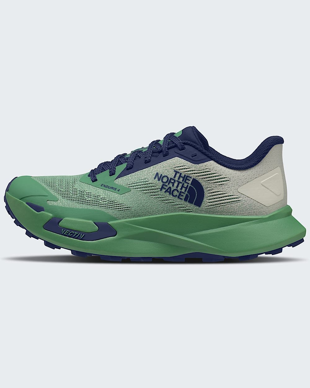 The North Face Men's VECTIV Enduris 4 Shoes - Dimmed Algae/Eagle Blue Style NF0A8AEP - Image 1