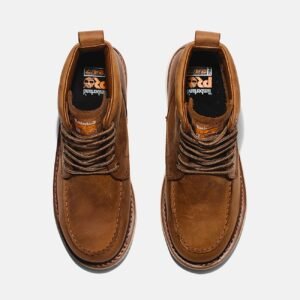 Timberland Men's Wedge 6 inch Work Boot Coconut Brown Style TB1A5SXH214 - Image 2