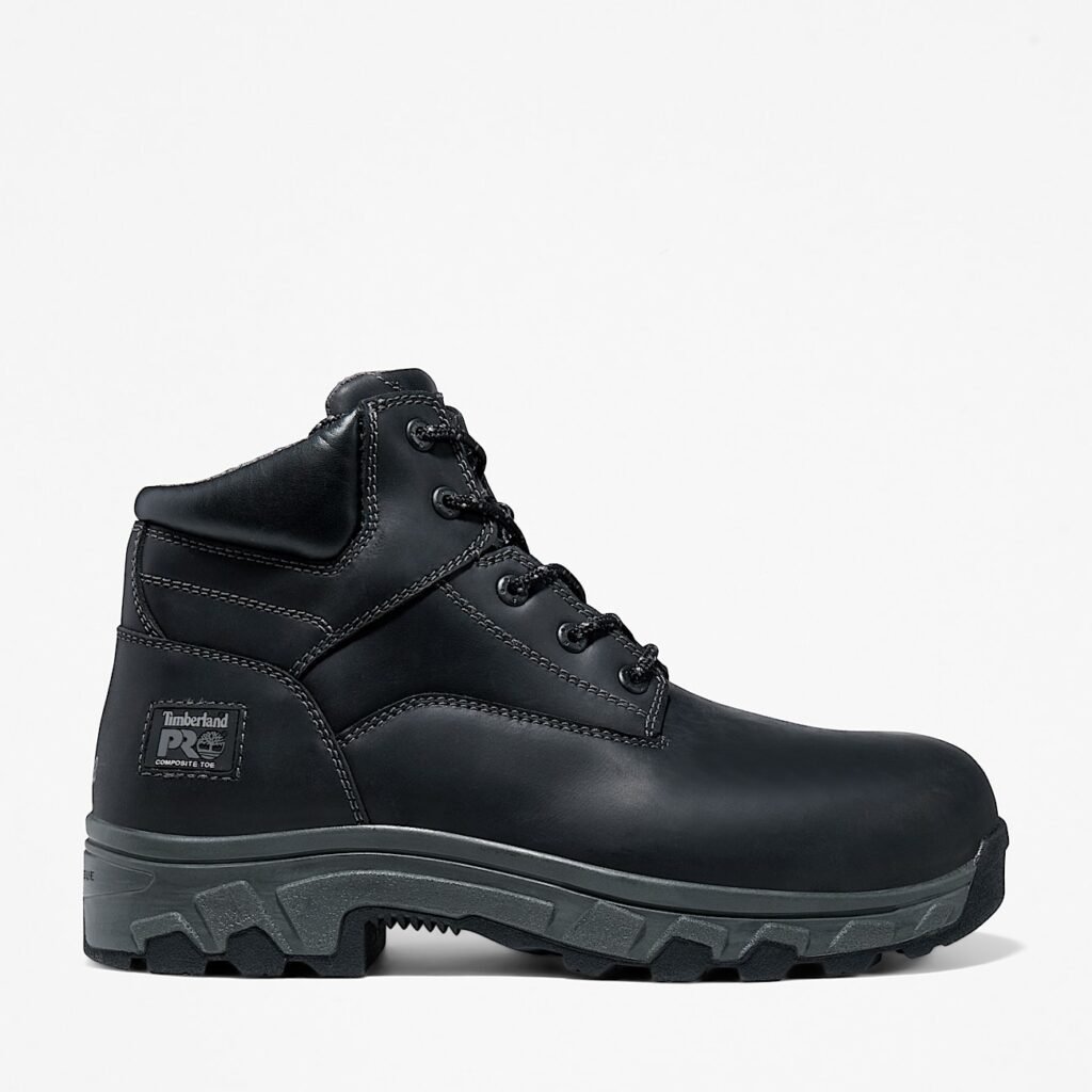 Timberland Men's Workstead 6" Composite Toe Work Boot Black Style TB1A1Q2W001