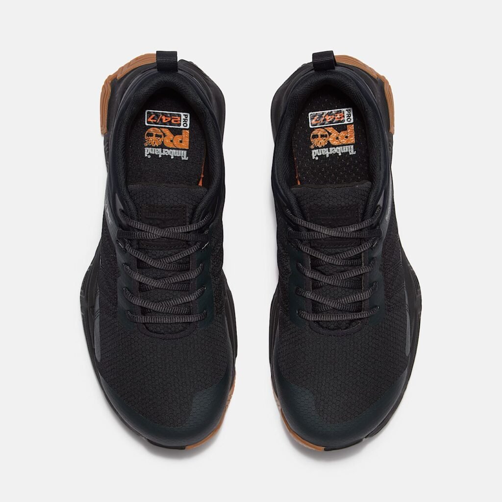 Timberland Men's XR-1 Dynamic Natural Fit Alloy Toe Work Sneaker Blackout Style TB0A67JKV96