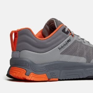 Timberland Men's XR-1 Dynamic Natural Fit Alloy Toe Work Sneaker Grey Mesh/Orange Style TB0A67JKEEG - Image 7